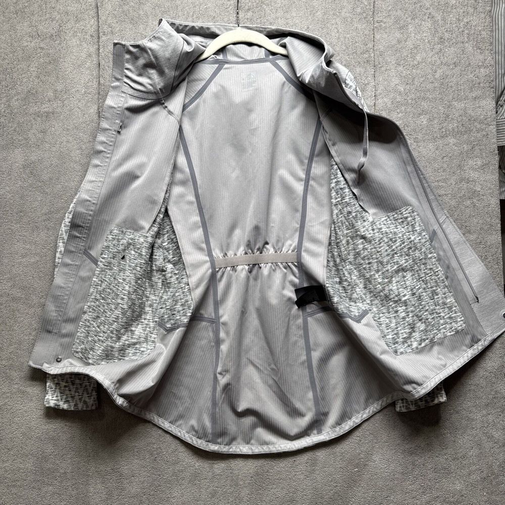 The North Face Jacket Womens M Dyvinity Metallic Silver Hybrid Hooded Training - Picture 6 of 12